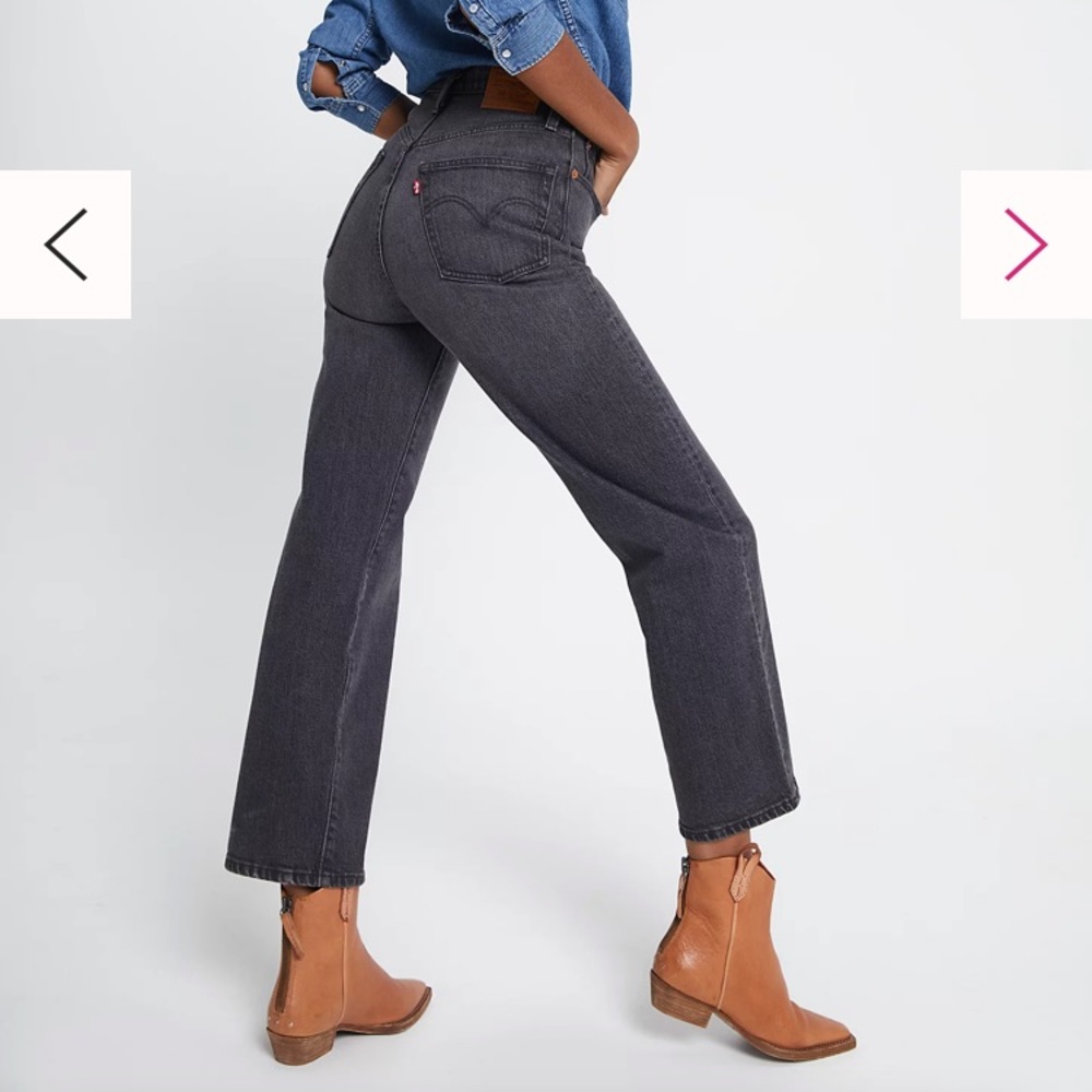 Free People Levi Ribcage Straight Jeans
